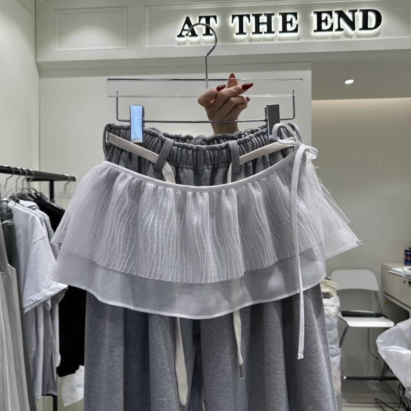 AT THE END韓國直郵東大門實拍女裝新款真品25春夏推薦短裙AT THE END短裙