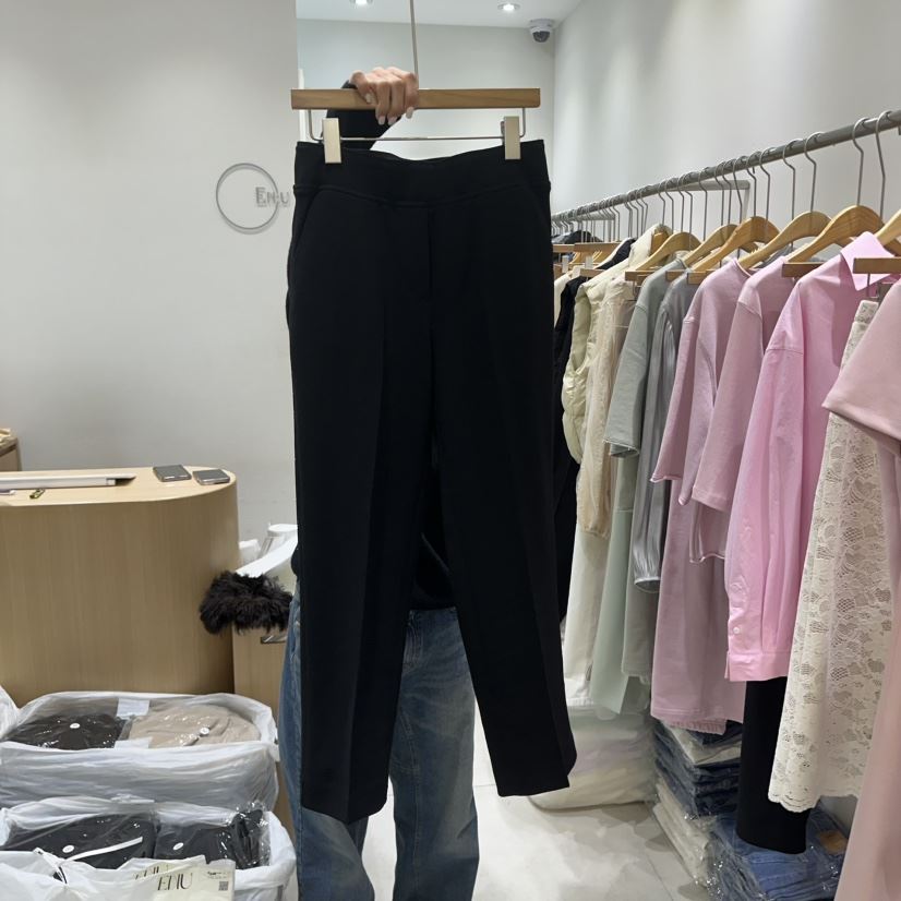 EN.U韓國直郵東大門實拍女裝新品25春夏人氣時尚休閑休閑褲EN.U休閑褲