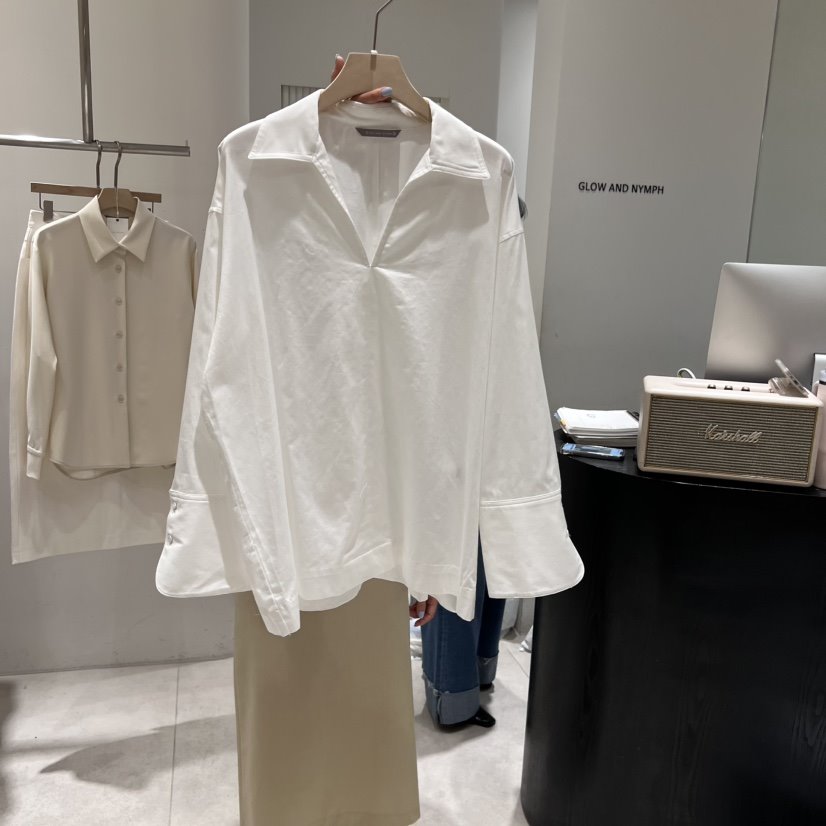 GLOW AND NYMPH韓國直郵東大門實拍女裝新品休閑襯衫蕾絲衫GLOW AND NYMPH襯衫/蕾絲衫