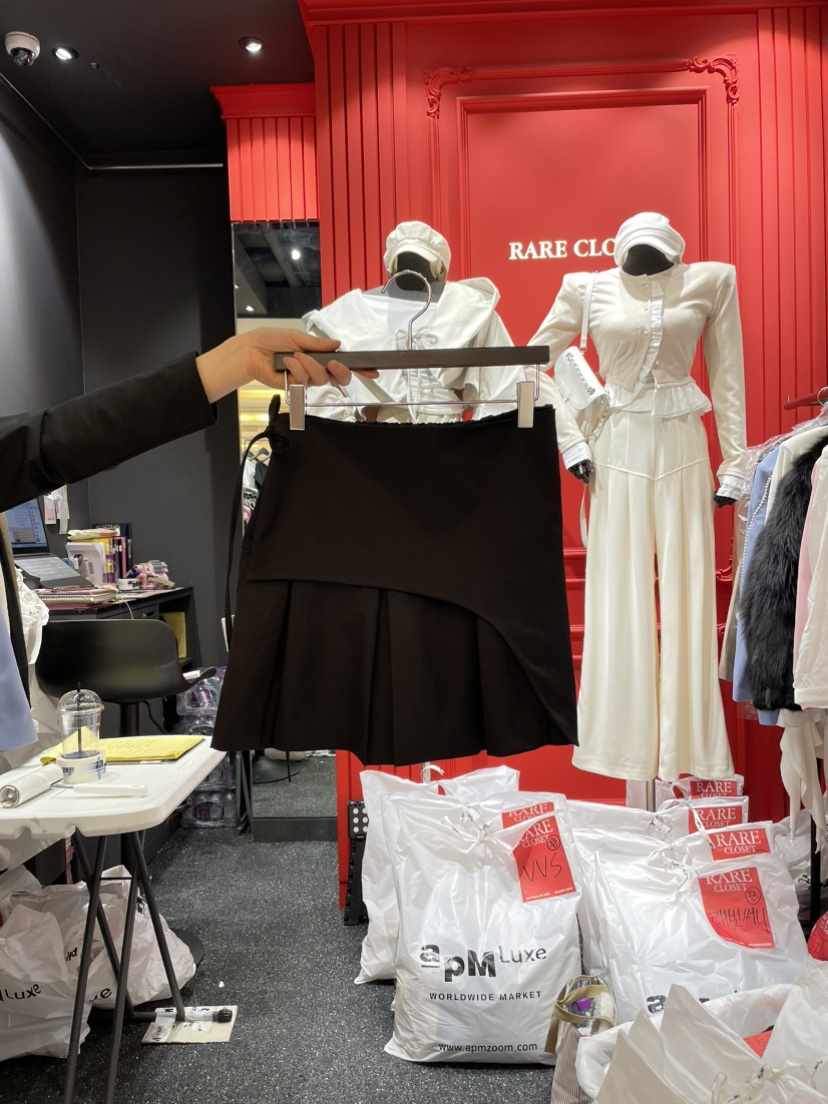 RARE CLOSET韓國直郵東大門代購女裝新品25春夏人氣真品短裙RARE CLOSET短裙