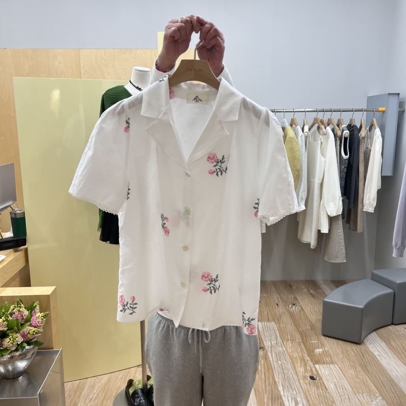 THEPLAN韓國直郵東大門代購女裝新款休閑真品職業襯衫蕾絲衫THE PLAN襯衫/蕾絲衫