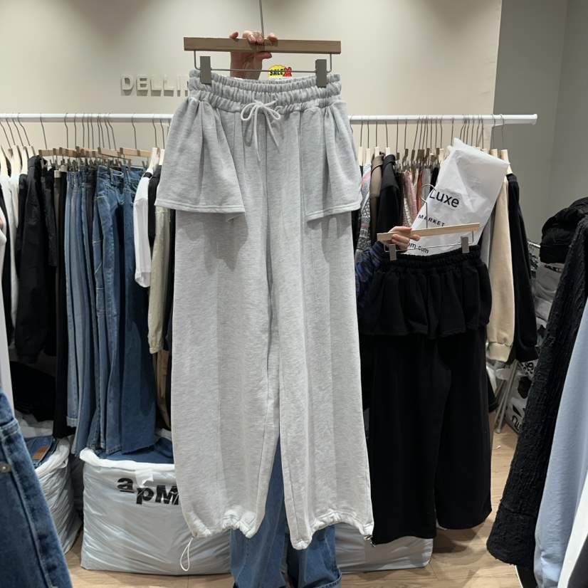 DELLING直郵韓國代購女裝新品休閑25春夏職業推薦時尚休閑褲DELLING休閑褲