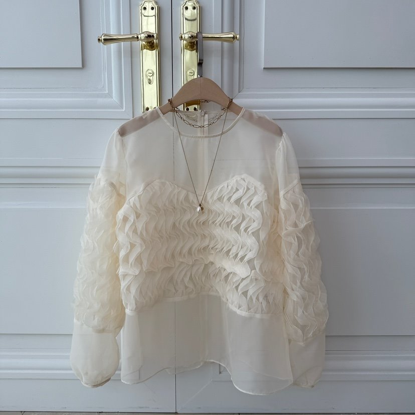VICTORIA QUEEN直郵韓國代購女裝新品人氣時尚真品襯衫蕾絲衫VICTORIA QUEEN襯衫/蕾絲衫