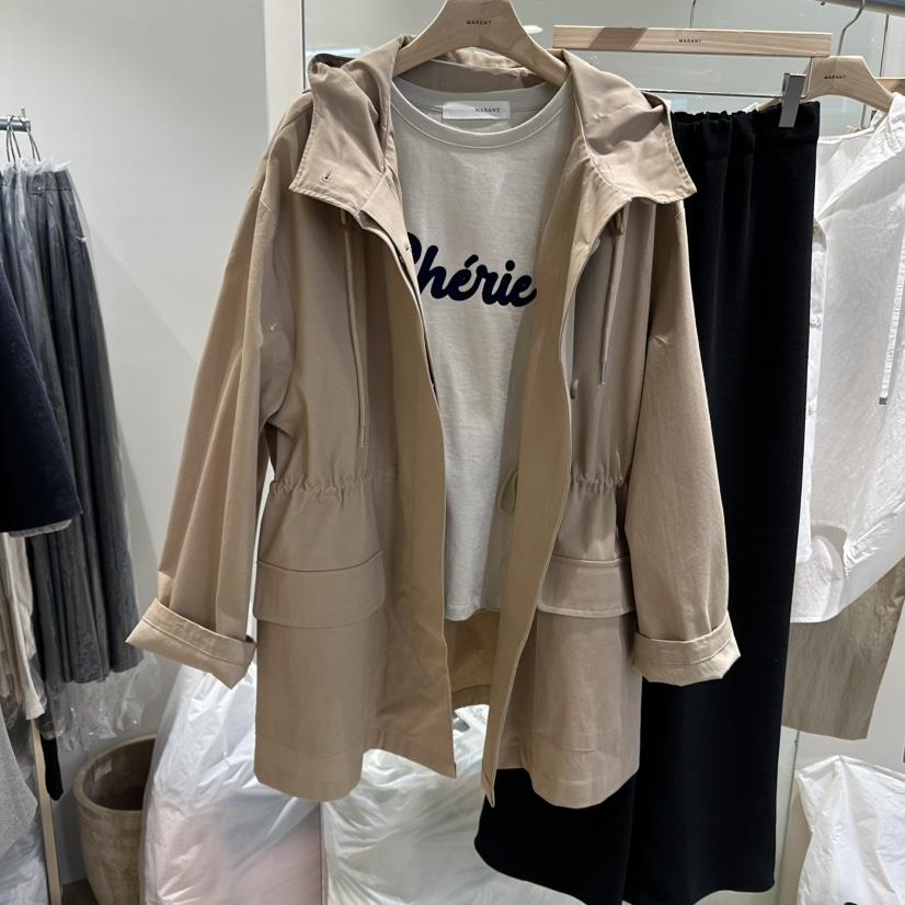 MARANT直郵韓國代購女裝新品時尚熱賣休閑職業真品夾克連帽MARANT夾克