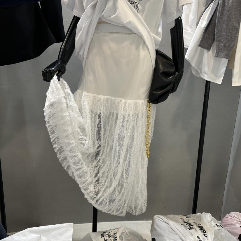 CELINA韓國直郵女裝新款真品休閑推薦25春夏人氣職業長裙蕾絲CELI_NA長裙
