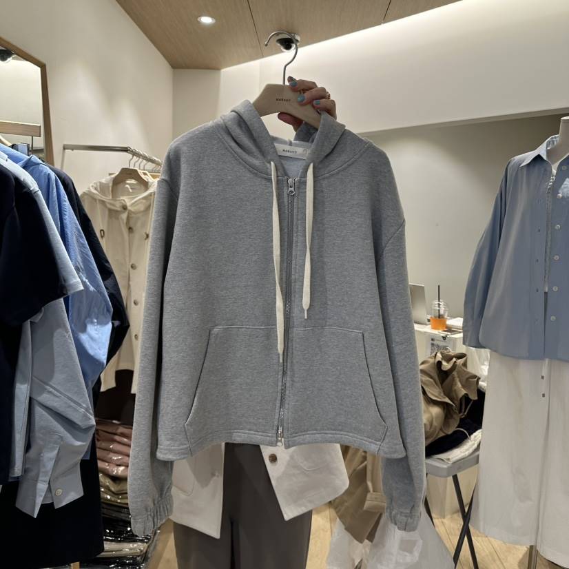 MARANT韓國直郵東大門代購女裝新品25春夏時尚衛衣拉鏈兜帽MARANT衛衣