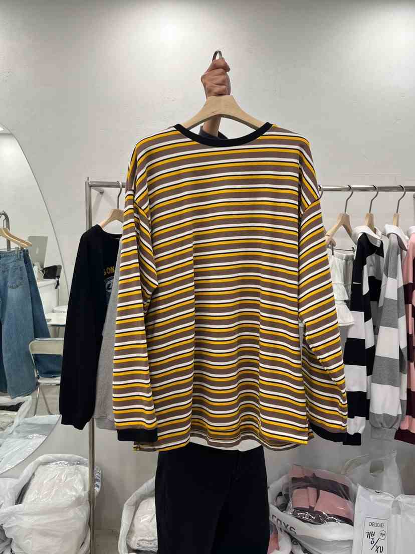 DELICATE直郵韓國代購女裝新品時尚25春夏人氣熱賣真品長袖T恤DELICATE長袖T恤
