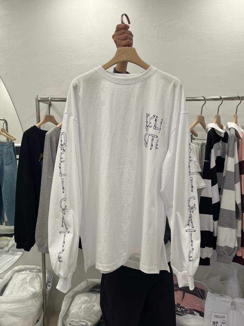 DELICATE韓國直郵東大門代購女裝新品熱賣休閑時尚推薦長袖T恤DELICATE長袖T恤