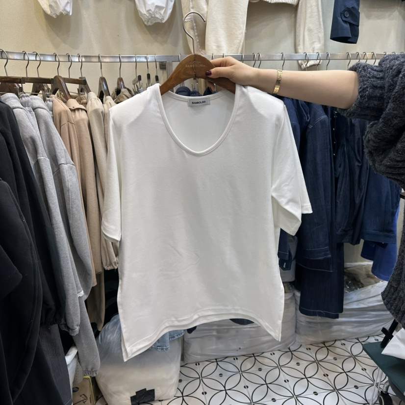 BAMBOLINA韓國代購女裝新品時尚休閑真品職業25春夏熱賣T恤BAMBOLINAT恤