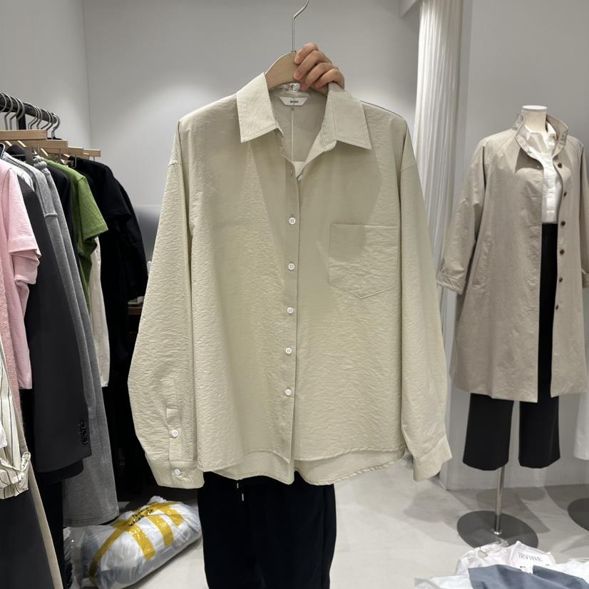 IRVINE東大門實拍女裝新品推薦真品休閑25春夏職業襯衫蕾絲衫IRVINE襯衫/蕾絲衫