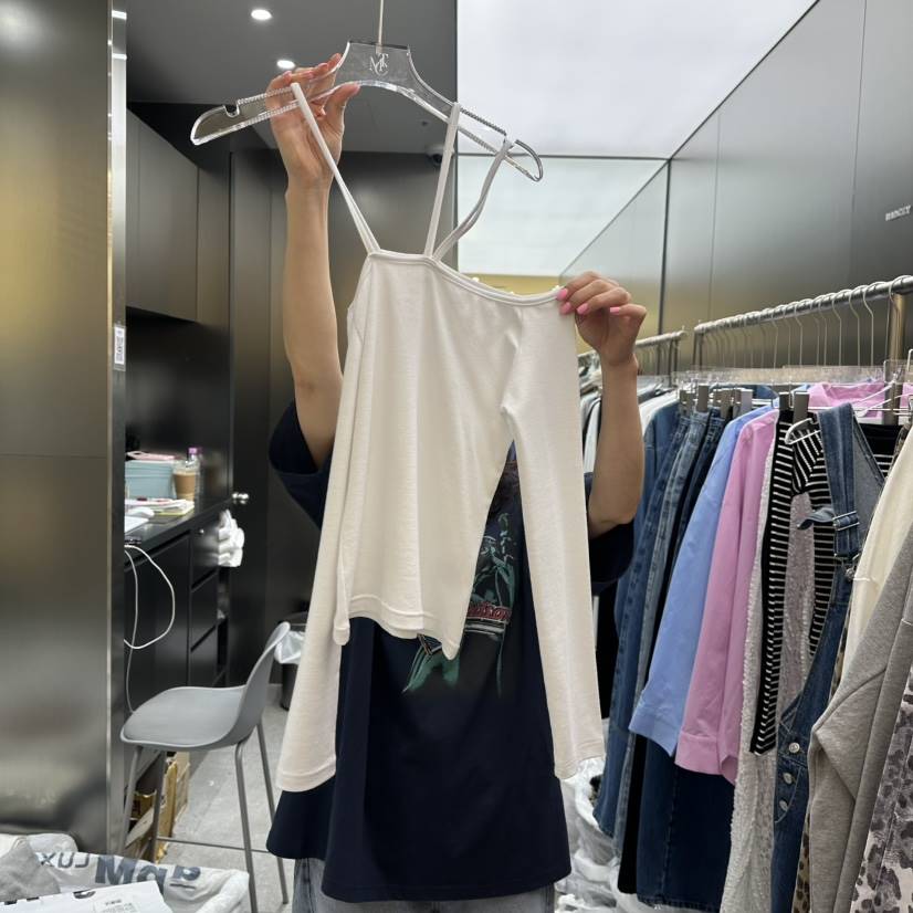 MADCITY韓國直郵女裝新品真品25春夏休閑熱賣人氣職業長袖T恤MADCITY長袖T恤