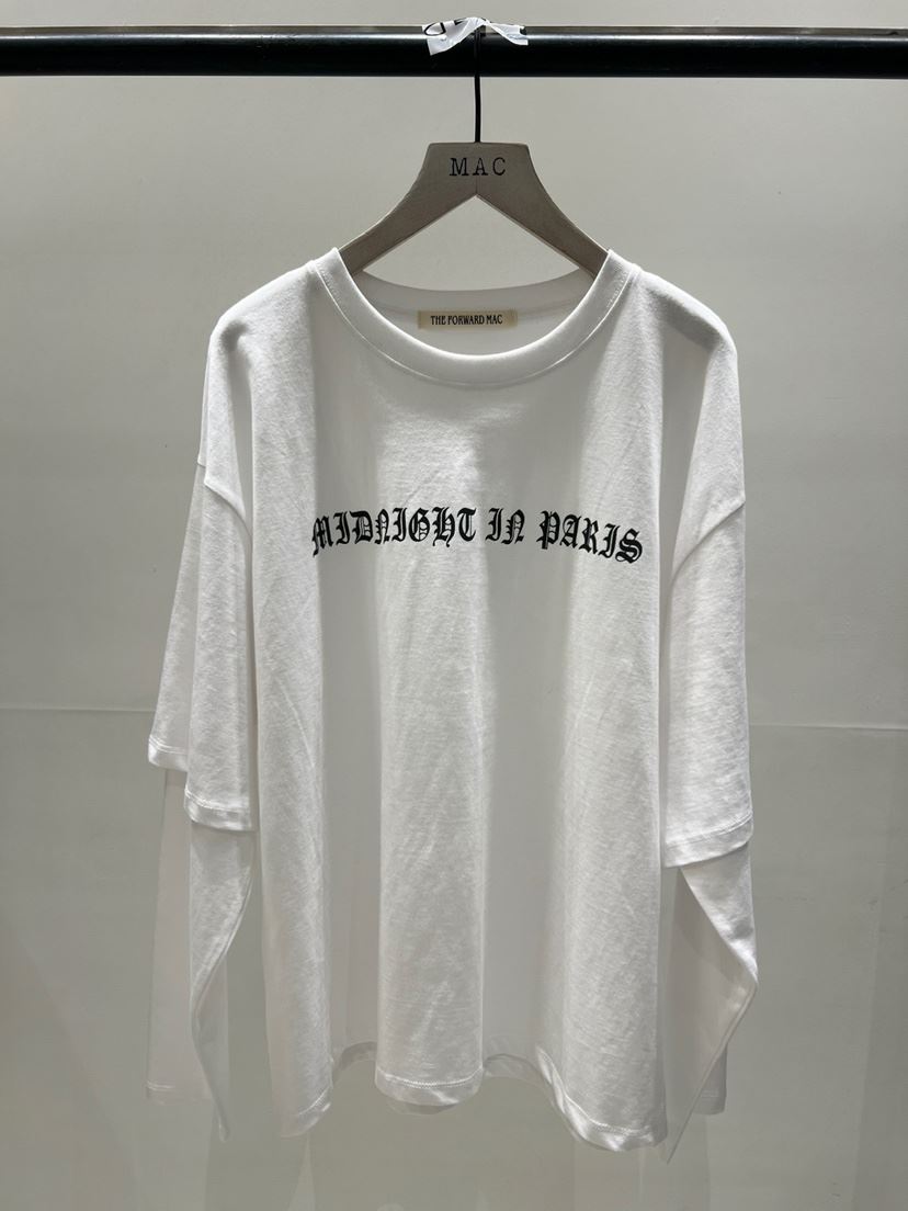 MAC直郵韓國代購女裝新品真品人氣休閑時尚職業25春夏長袖T恤THE FORWARD MAC長袖T恤