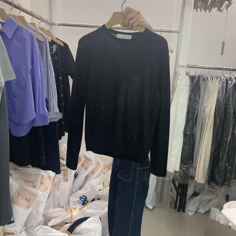PRIVIE韓國直郵女裝新款時尚休閑真品25春夏職業熱賣針織衫PRIVIE針織衫