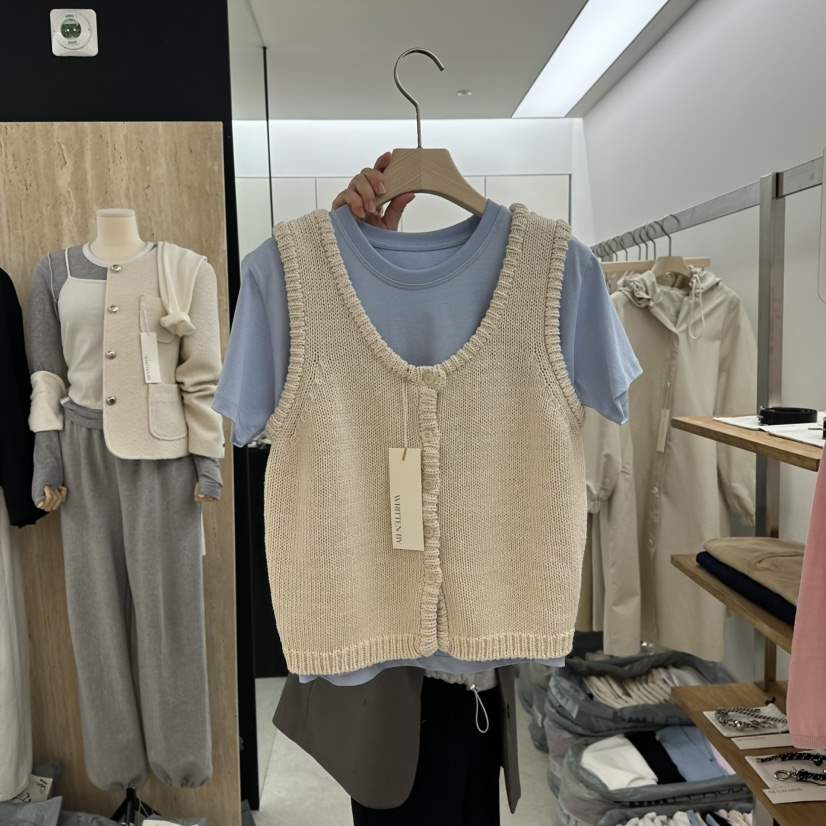 WRITTEN BY韓國直郵東大門代購女裝新款休閑吊帶背心不含內搭柔軟WRITTEN BY吊帶/背心