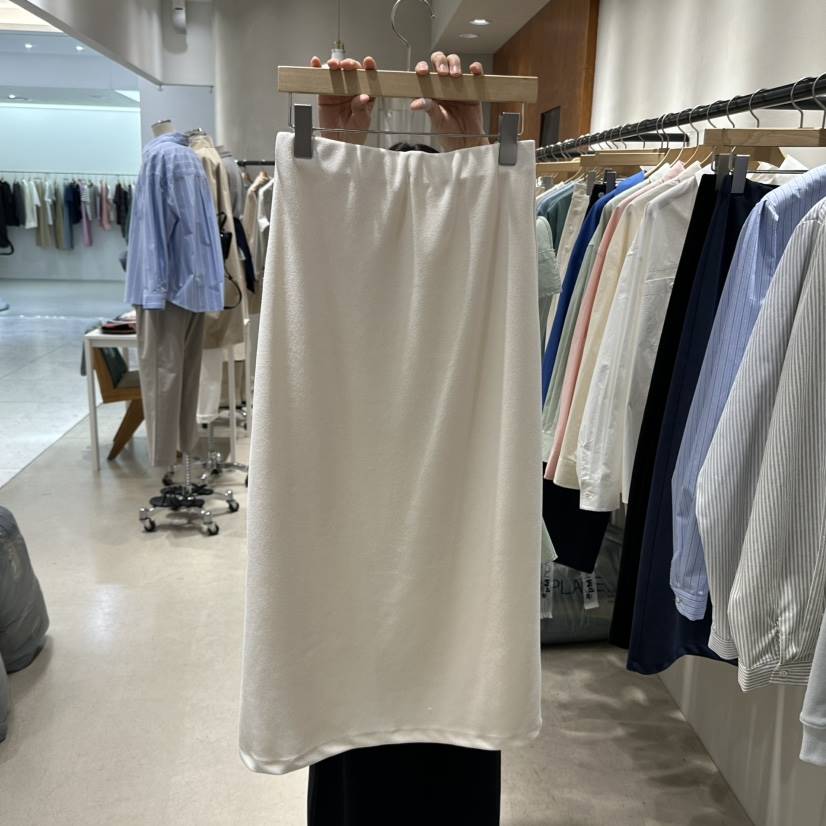 BOUTIQUE SEOUL-P直郵韓國代購女裝新款休閑25春夏推薦長裙But ton/BOUTIQUE SEOUL長裙