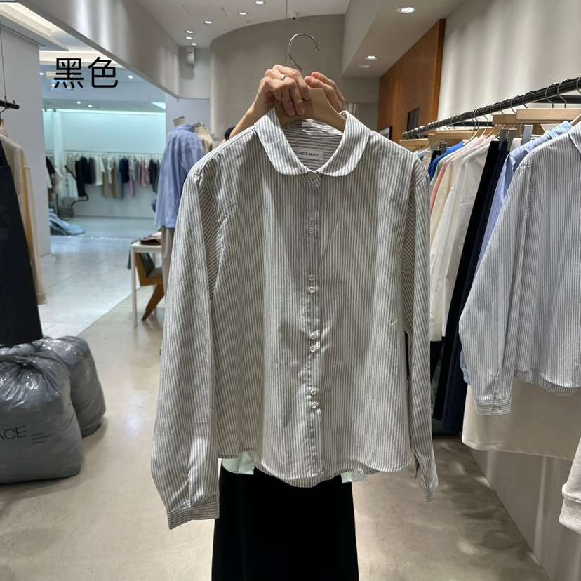 BOUTIQUE SEOUL-P韓國直郵東大門代購女裝新品職業襯衫蕾絲衫But ton/BOUTIQUE SEOUL襯衫/蕾絲衫