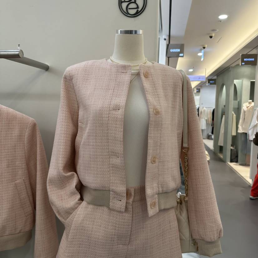 N YEN韓國直郵東大門代購女裝新品時尚真品職業推薦夾克花呢N YEN夾克