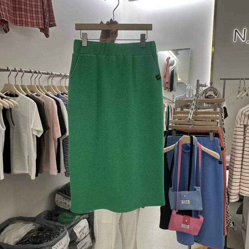 N YEN韓國直郵東大門實拍女裝新品職業熱賣25春夏長裙綁帶N YEN長裙