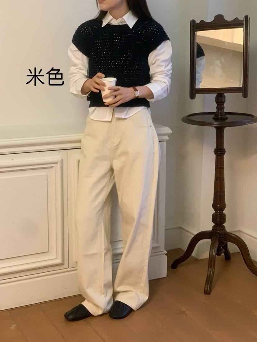 TORRE韓國直郵東大門實拍女裝新品人氣25春夏推薦職業休閑褲TORRE休閑褲