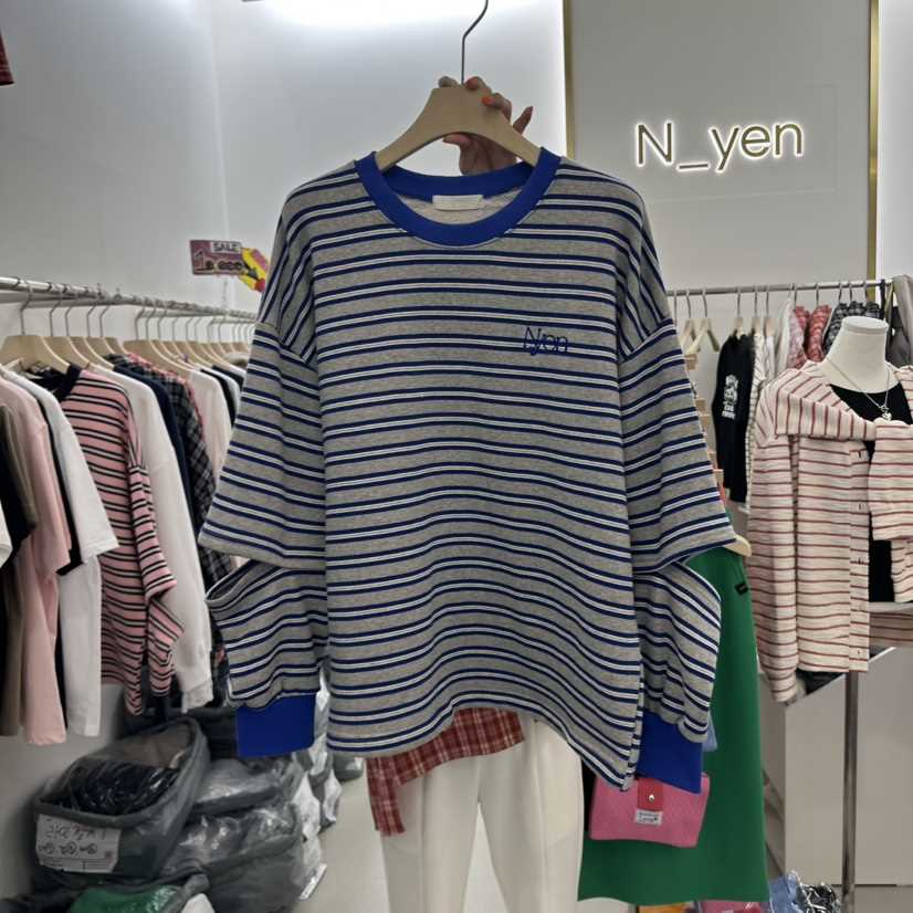 N YEN韓國直郵女裝新品休閑人氣25春夏時尚熱賣推薦真品衛衣N YEN衛衣