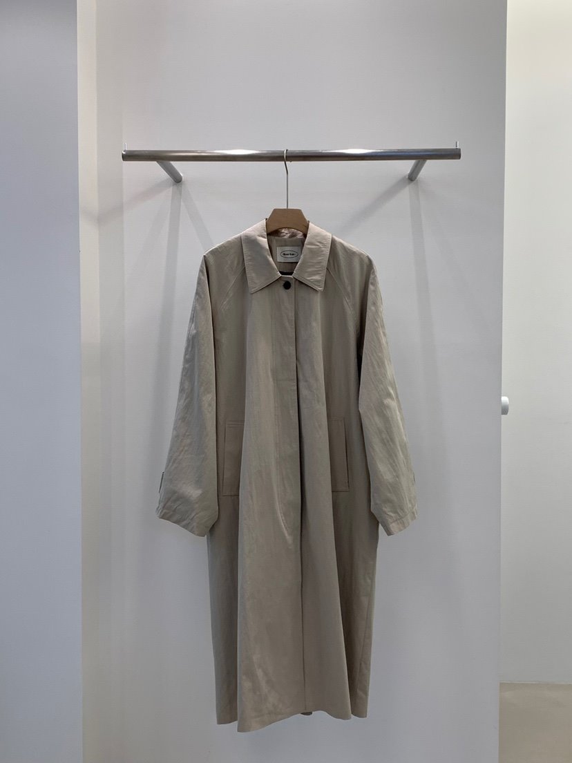 RIVER RAIN韓國直郵女裝新品時尚真品熱賣推薦休閑長款風衣RIVER RAIN長款風衣