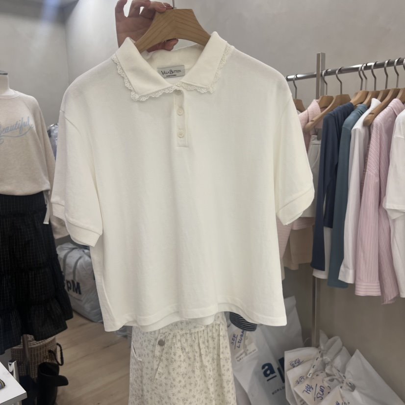 VILLABUTTON韓國直郵東大門代購女裝新品時尚推薦25春夏T恤VILLABUTTONT恤