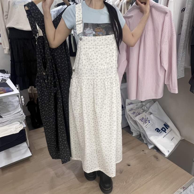 VILLABUTTON直郵韓國代購女裝新品人氣職業熱賣時尚休閑連衣裙VILLABUTTON連衣裙