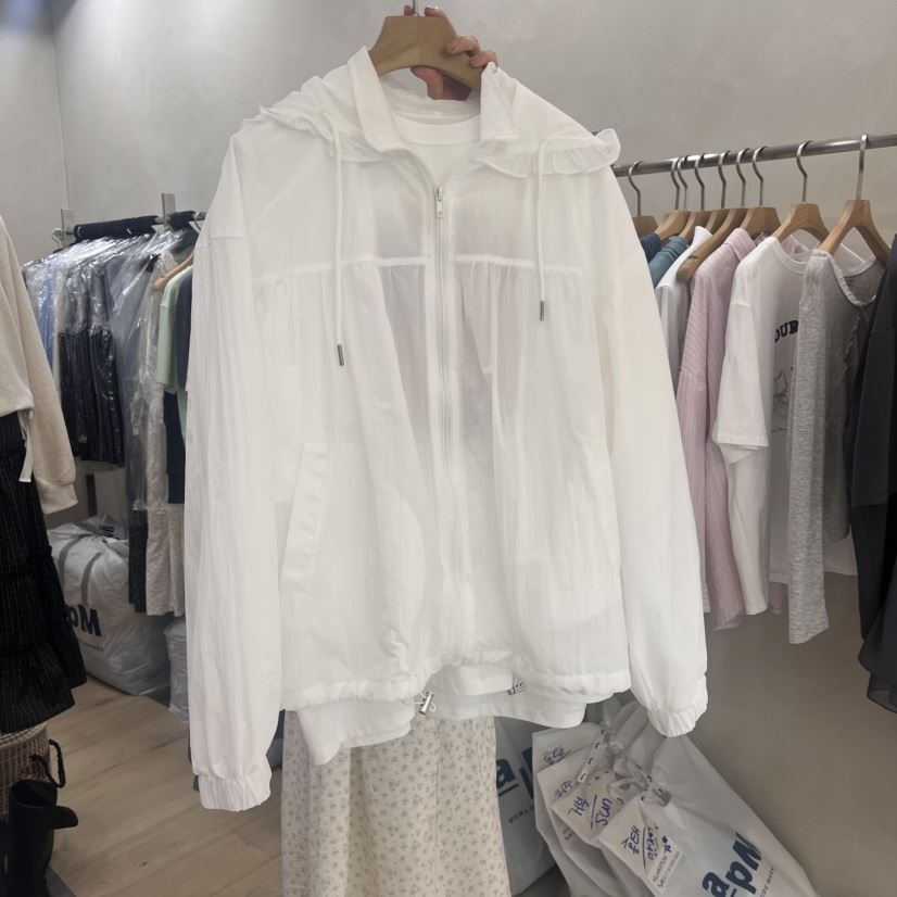 VILLABUTTON直郵韓國代購女裝新款職業時尚人氣休閑夾克兜帽VILLABUTTON夾克