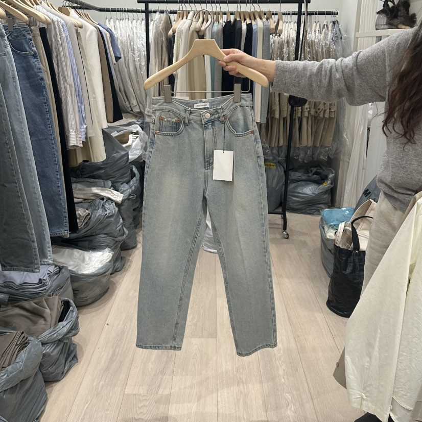 NOTTINGHAM韓國直郵東大門代購女裝新品推薦職業時尚牛仔褲NOTTINGHAM牛仔褲