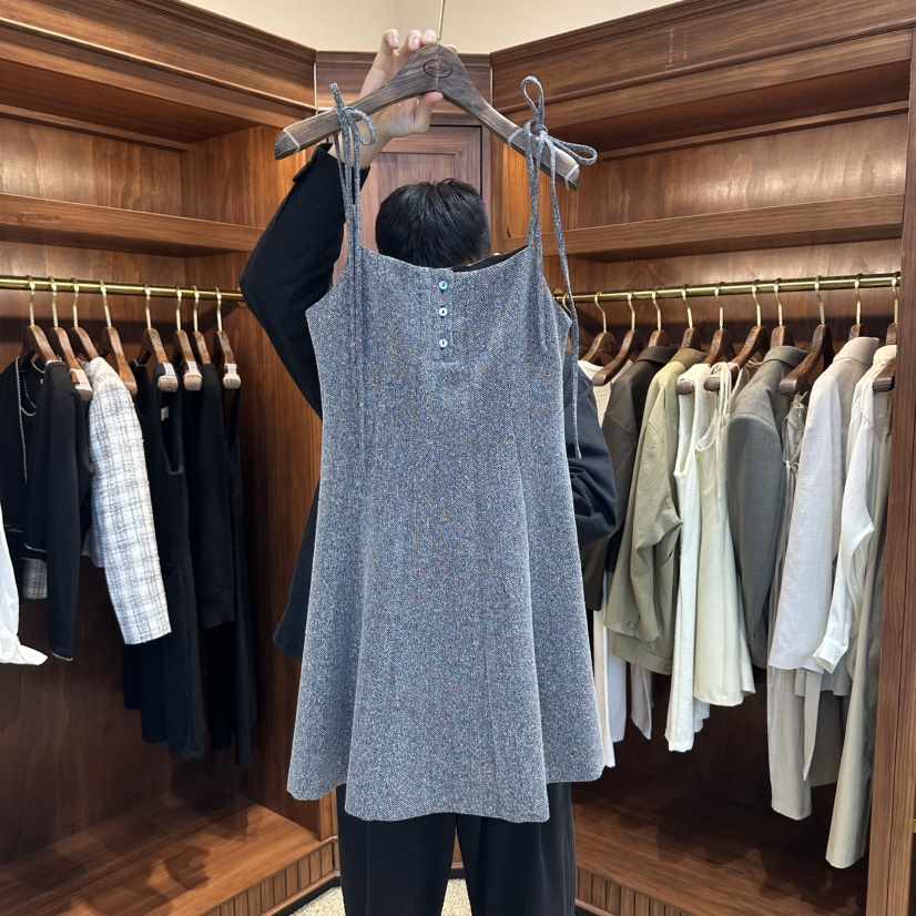 SONO韓國直郵東大門實拍女裝新品時尚25春夏真品連衣裙花呢SONO de Soul連衣裙
