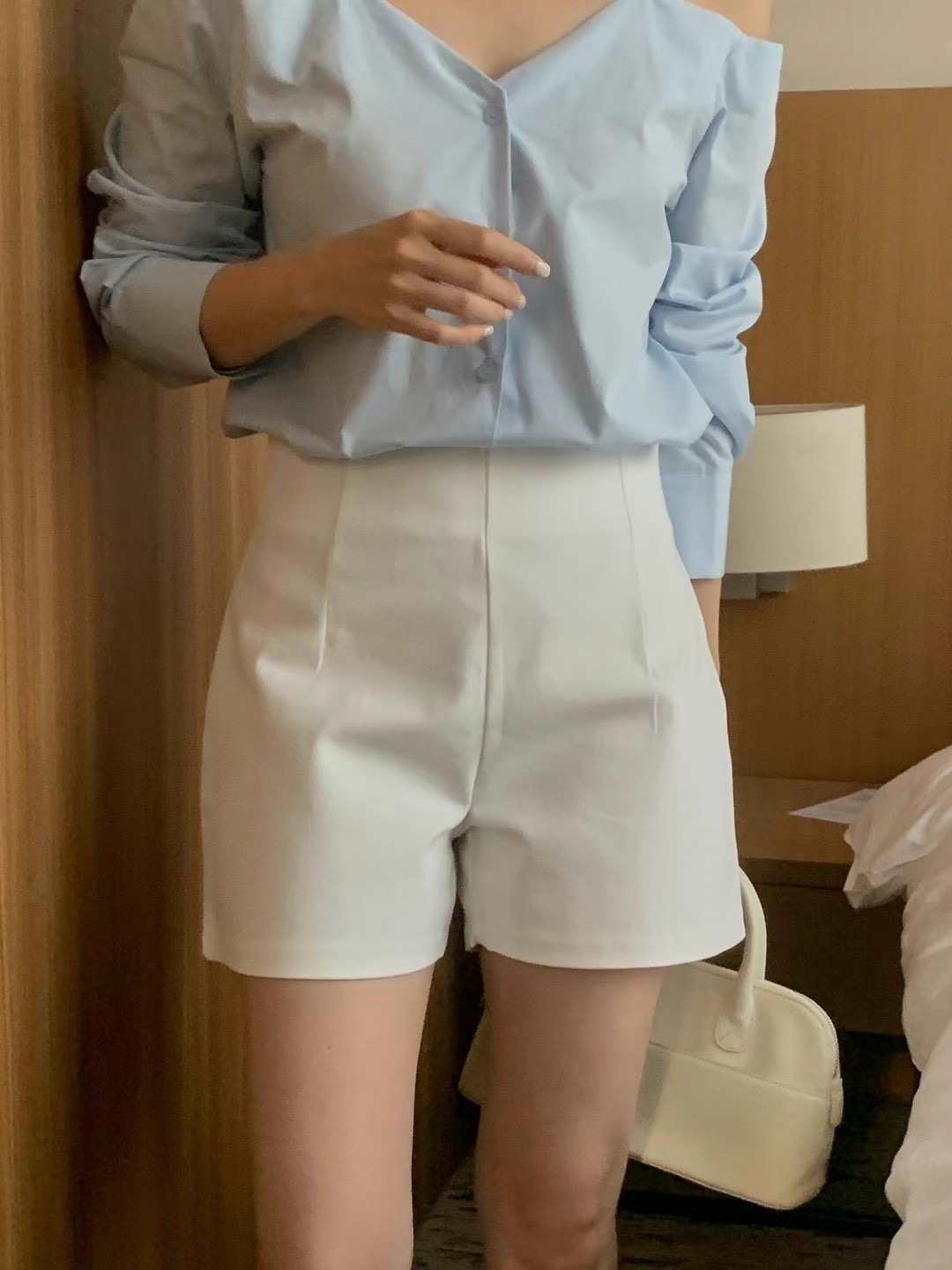 A.ME韓國直郵東大門實拍女裝新品職業25春夏真品推薦人氣短褲A.ME短褲