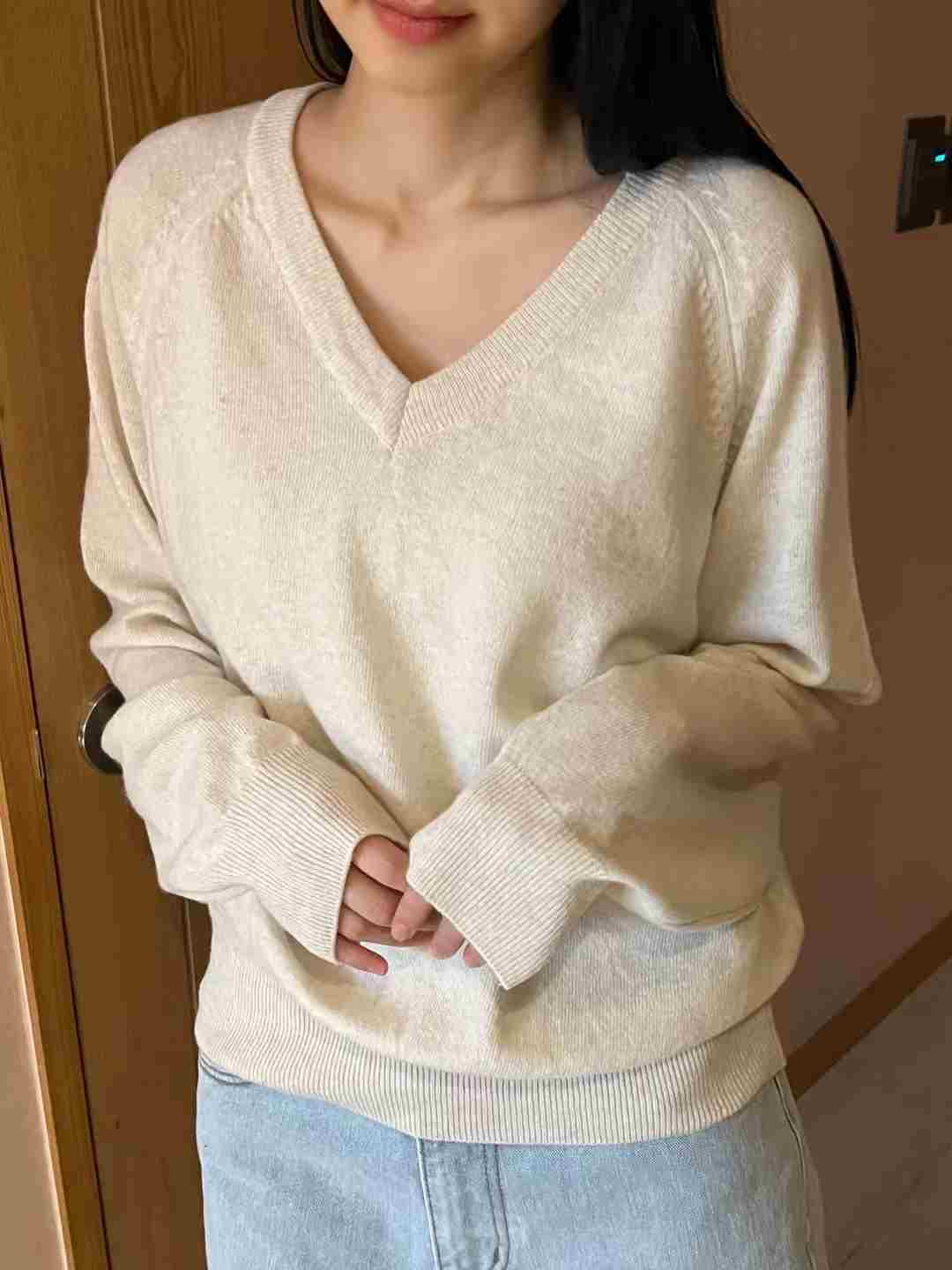 ALL OF US韓國直郵女裝新品熱賣25春夏時尚職業真品針織衫ALL OF US針織衫