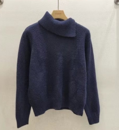 HERME韓國直郵東大門代購女裝新款真品休閑時尚熱賣毛衣高領HERME毛衣