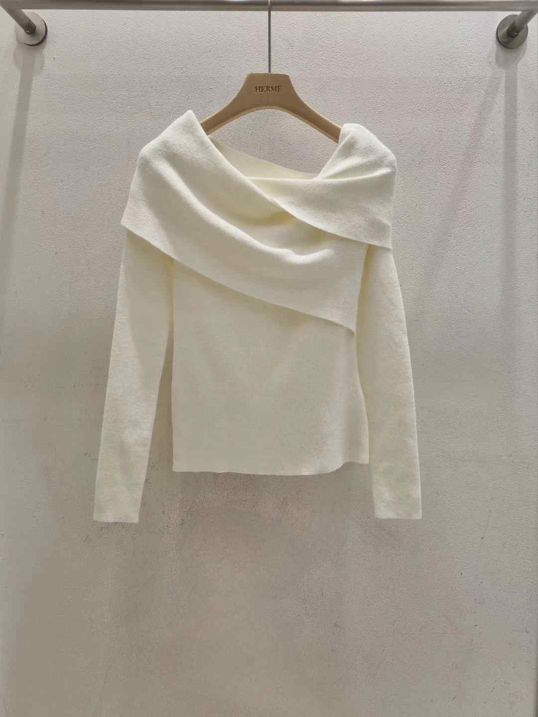 HERME韓國直郵東大門代購女裝新品推薦職業25春夏人氣針織衫HERME針織衫