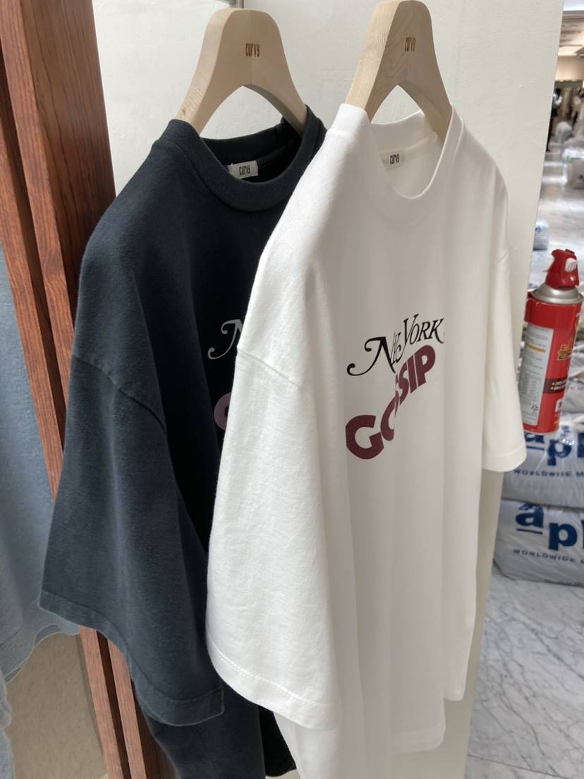 CURVY韓國直郵東大門實拍女裝新品25春夏推薦時尚熱賣休閑T恤CURVYT恤