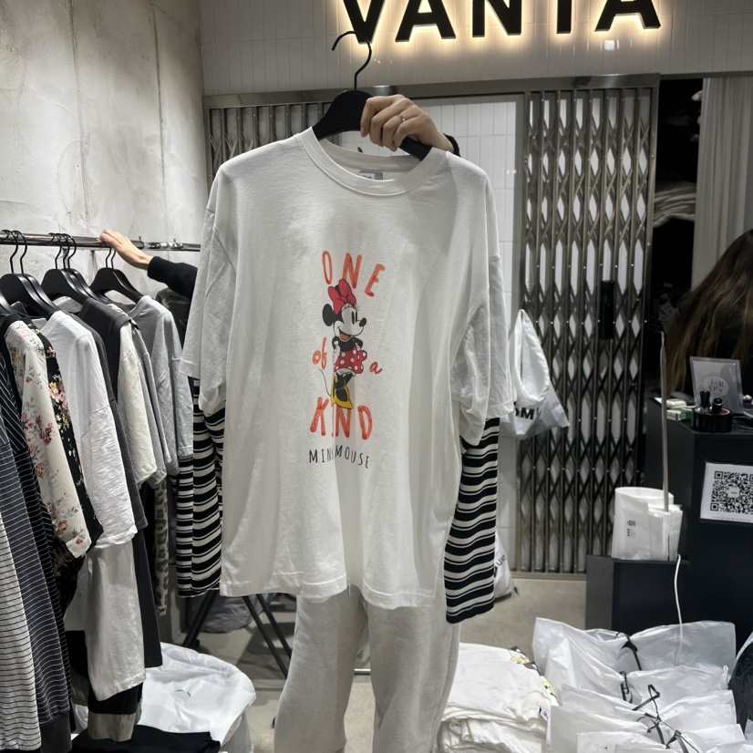 VANTA直郵韓國代購女裝新品推薦熱賣職業時尚長袖T恤假兩件VANTA長袖T恤