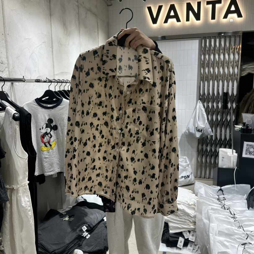 VANTA韓國直郵女裝新款熱賣真品25春夏推薦職業時尚襯衫蕾絲衫VANTA襯衫/蕾絲衫