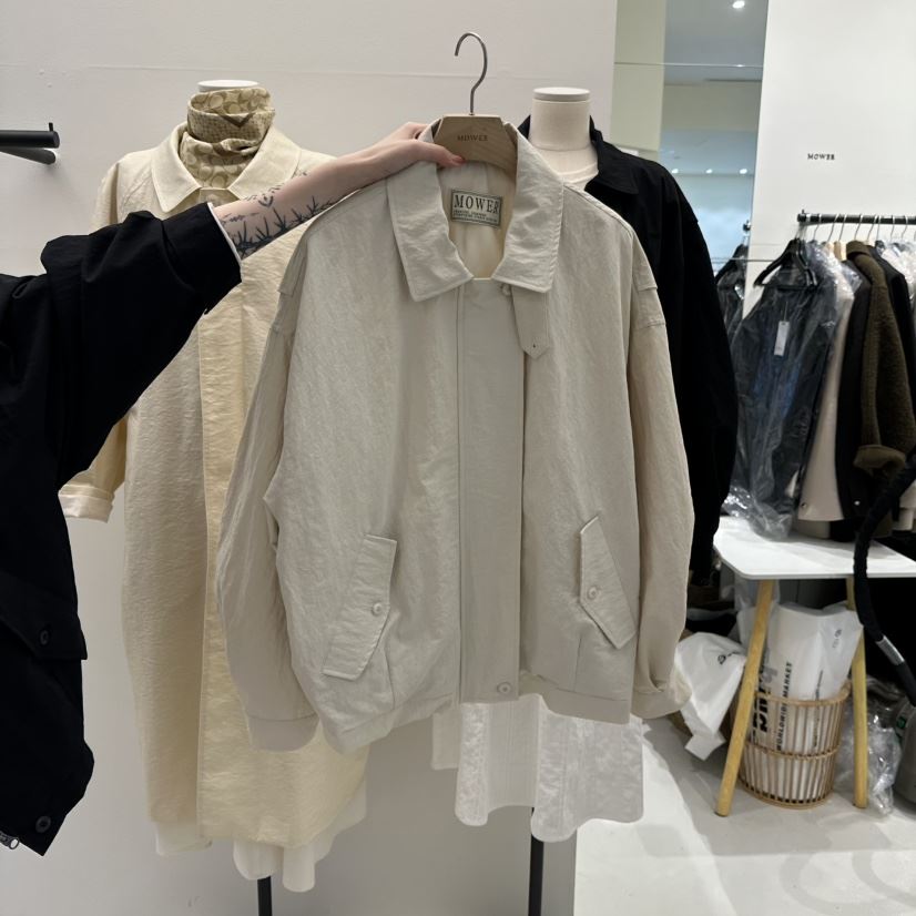 MOWER直郵韓國代購女裝新品25春夏真品職業時尚休閑人氣夾克MOWER夾克