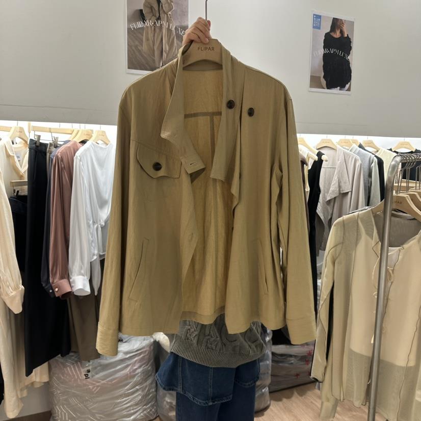 FLIPAR韓國直郵東大門代購女裝新品熱賣時尚25春夏襯衫蕾絲衫FLIPAR襯衫/蕾絲衫