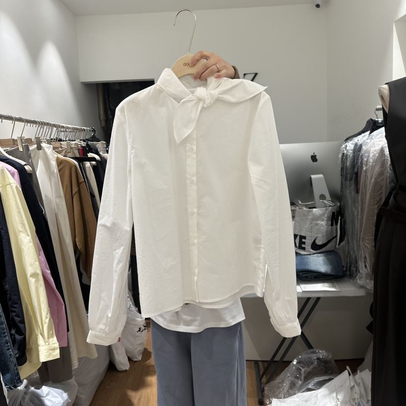 DOUZE韓國直郵女裝新品時尚推薦熱賣真品人氣25春夏襯衫蕾絲衫DOUZE襯衫/蕾絲衫