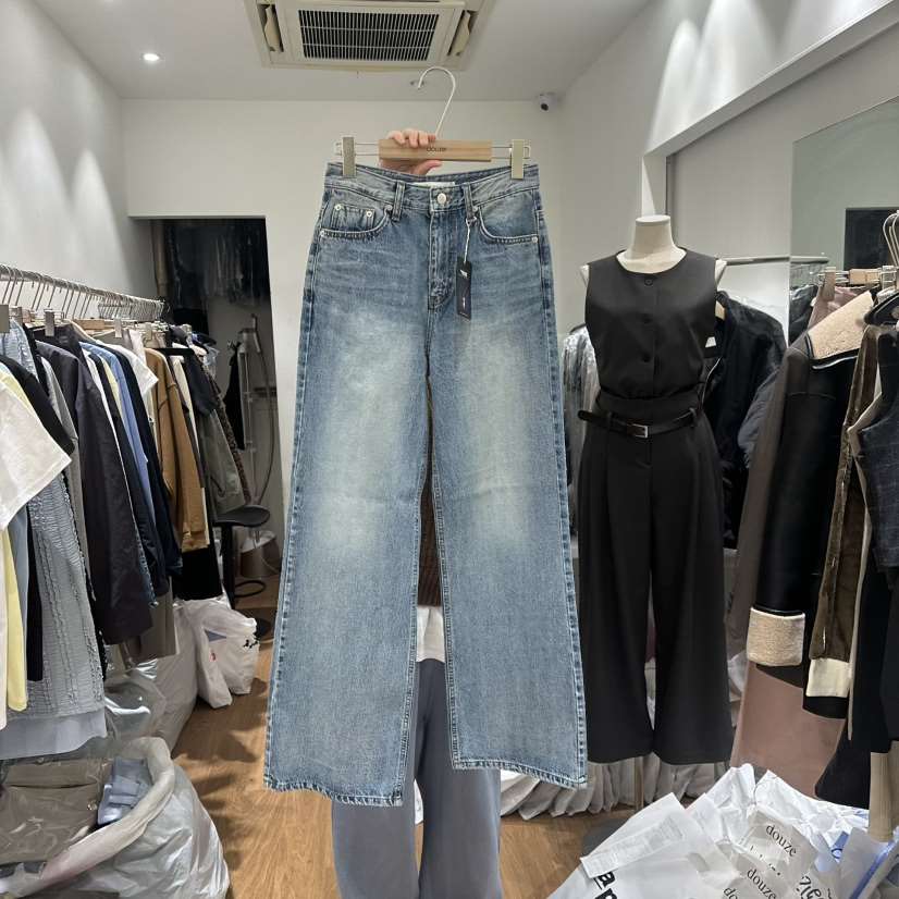 DOUZE韓國直郵東大門代購女裝新品時尚真品職業熱賣人氣牛仔褲DOUZE牛仔褲