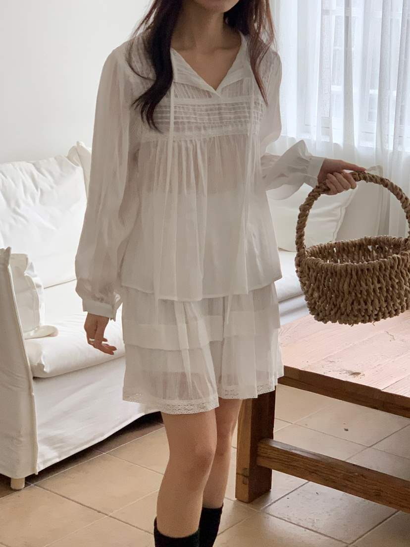 FRILL-T韓國直郵東大門代購女裝新款真品25春夏推薦熱賣套裝FRILL-T套裝