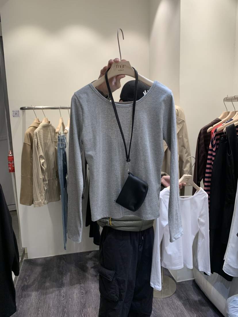 MURMUR韓國代購女裝新品職業熱賣時尚推薦真品休閑人氣長袖T恤MURMUR長袖T恤