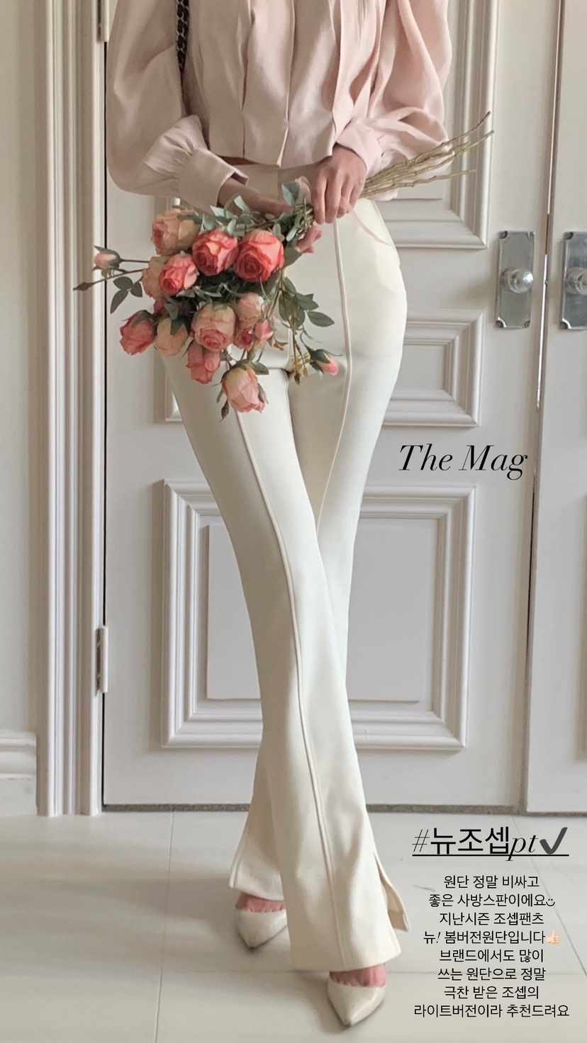 MAGNOLIA36-L韓國直郵女裝新品25春夏休閑推薦職業熱賣休閑褲MAGNOLIA36-L休閑褲