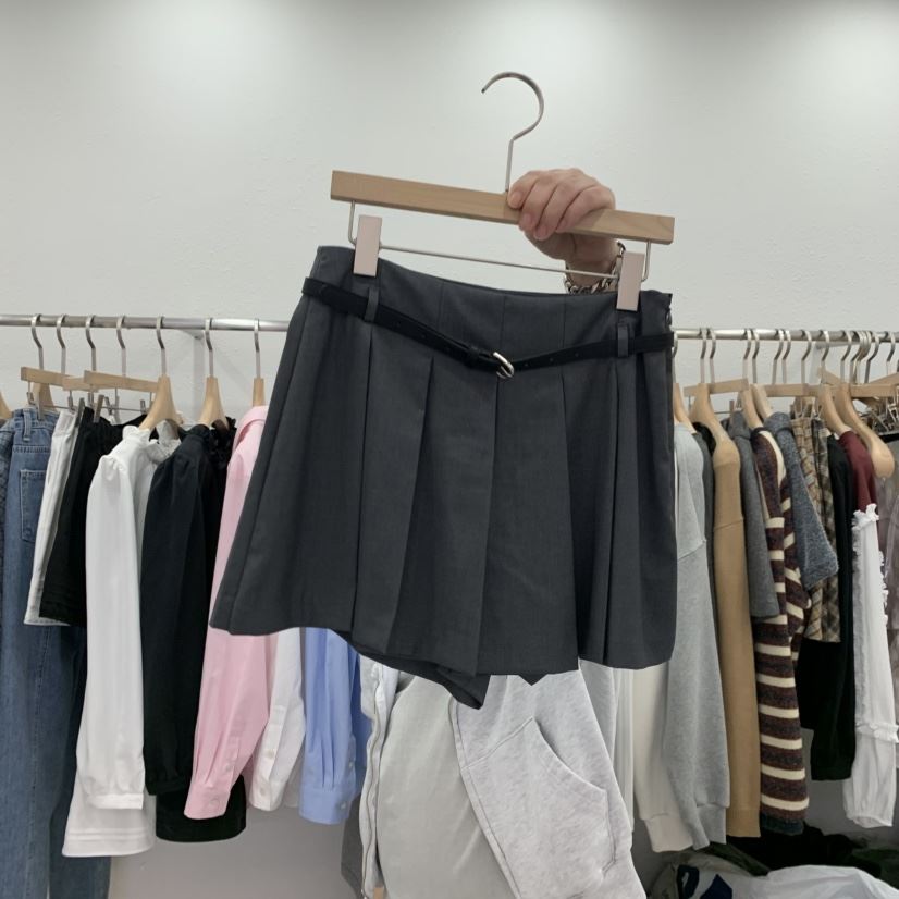 LELEN韓國直郵東大門實拍女裝新品熱賣人氣時尚裙褲包含腰帶LELEN裙褲