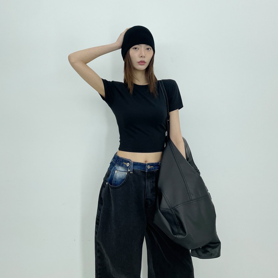 D2/A2韓國直郵女裝新品熱賣人氣職業時尚25春夏真品休閑T恤D2/A2T恤