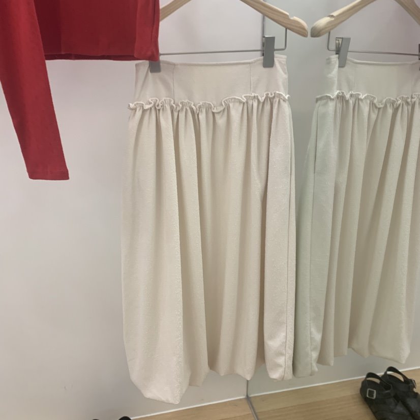 OFCOURSE東大門直郵女裝新款休閑25春夏半身裙中短裙南瓜裙OFCOURSE半身裙/中短裙