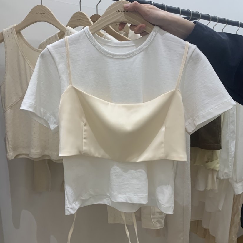 OFCOURSE韓國代購女裝新款真品推薦25春夏吊帶背心不含內搭OFCOURSE吊帶/背心