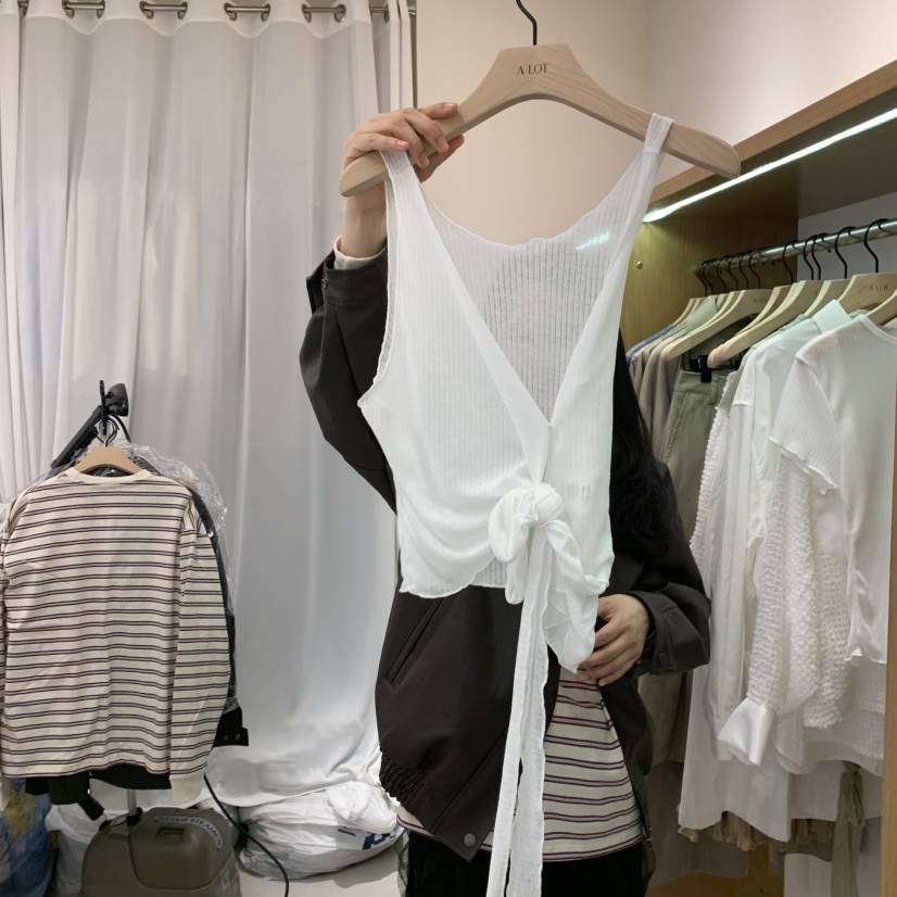 ALOT東大門直郵女士新品真品休閑熱賣推薦吊帶背心不含內搭A LOT吊帶/背心