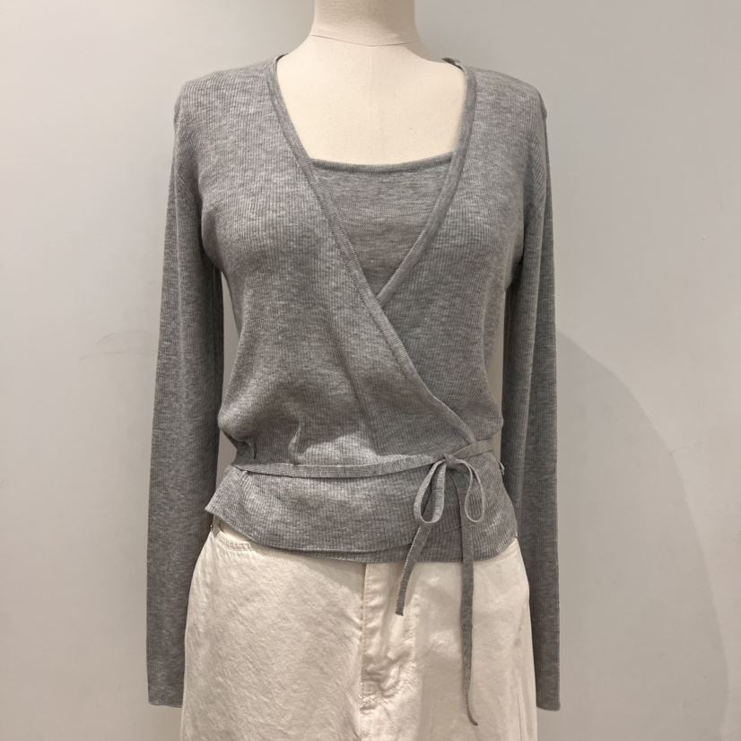OUR-A韓國代購女裝新品25春夏人氣職業真品針織衫不含內搭OUR-A針織衫